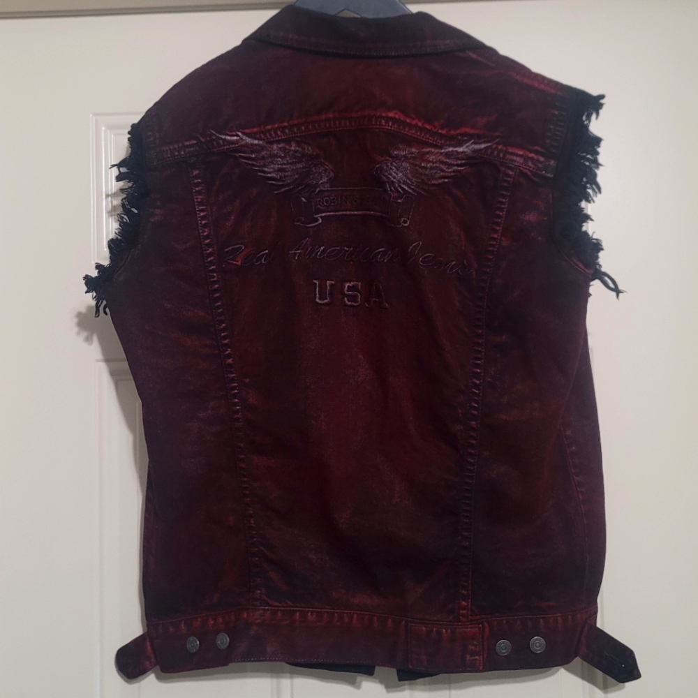 EUC - Robin's Jeans Men's Vest Size L